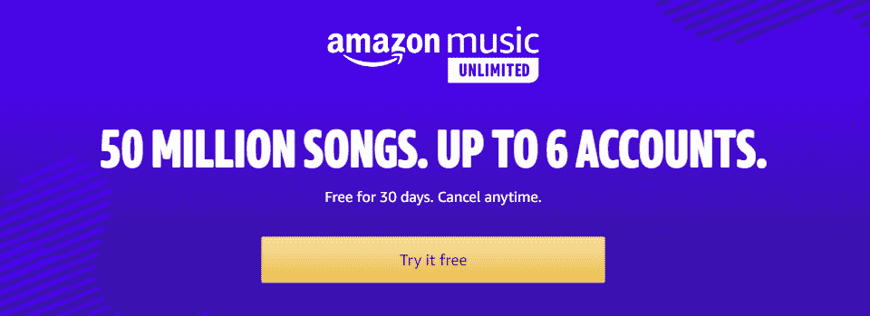 Amazon Music Unlimited Family Plan