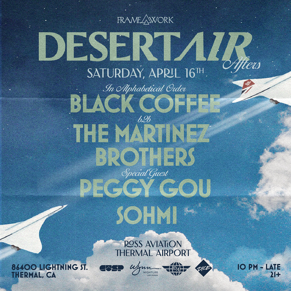 Coachella Desert Air lineup for 2022