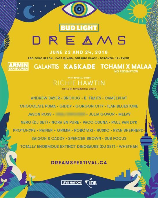 Dreams Festival 2018 | Lineup | Tickets | Dates