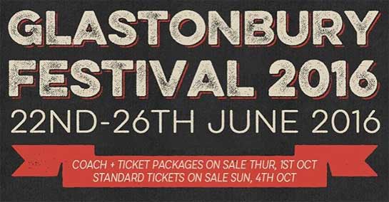 Glastonbury Festival Tickets 2016