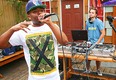 MC Vinnie Dewayne at Musicfest NW 2012