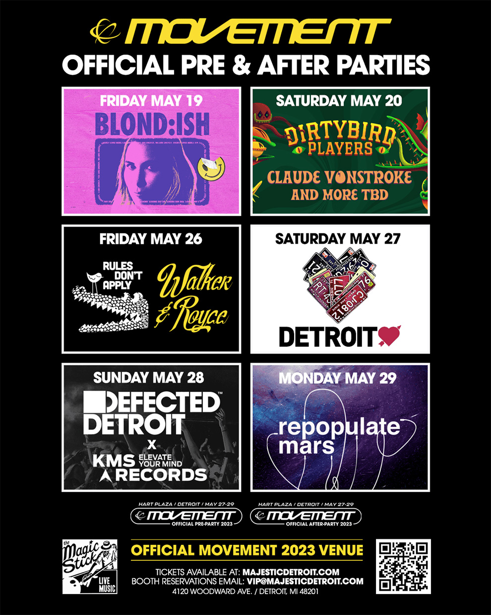 Movement After Parties lineup