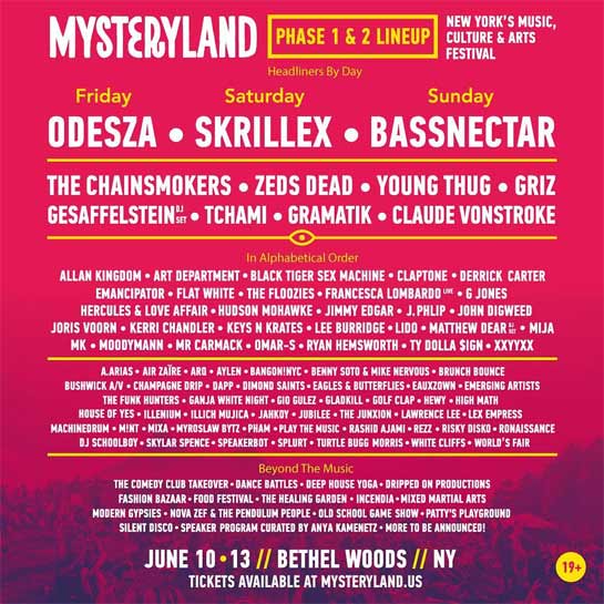 The complete Mysteryland USA 2016 lineup