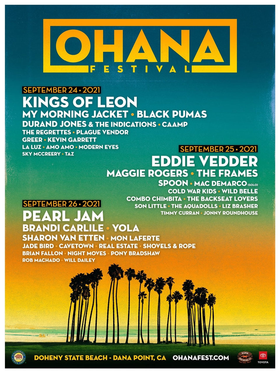 Ohana Festival lineup