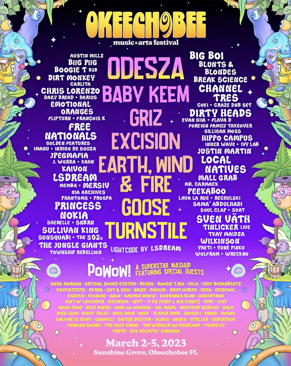 2023 okeechobee festival lineup
