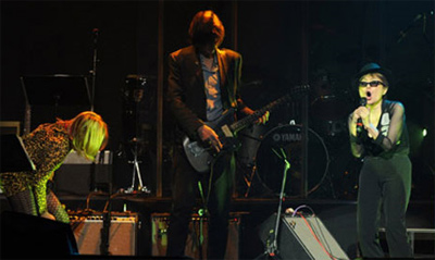 Thurston Moore, Kim Gordon, Yoko Ono