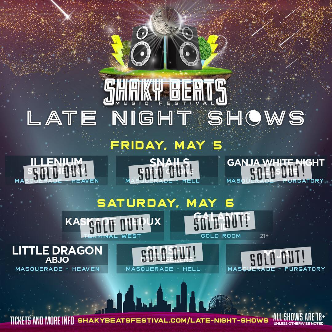 Shaky Beats Music Festival 2017 | Lineup | Tickets | Dates