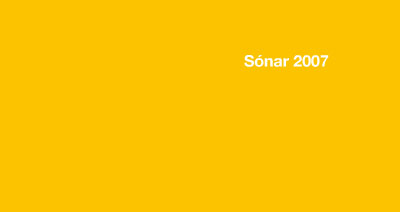 Sonar Music Festival 2007