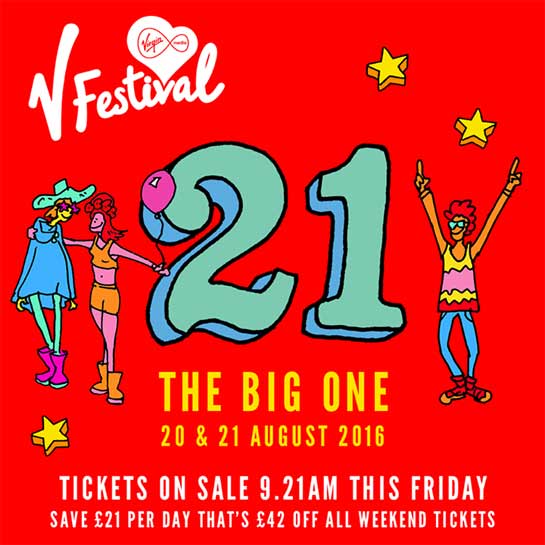 V Festival Tickets 2016