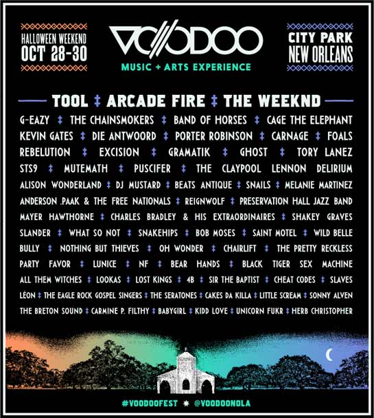 Voodoo Experience 2016 | Lineup | Tickets