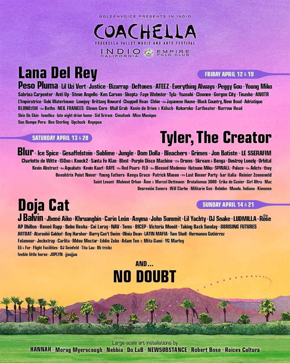 Coachella 2024 Lineup Tickets Dates Schedule Set Times Live