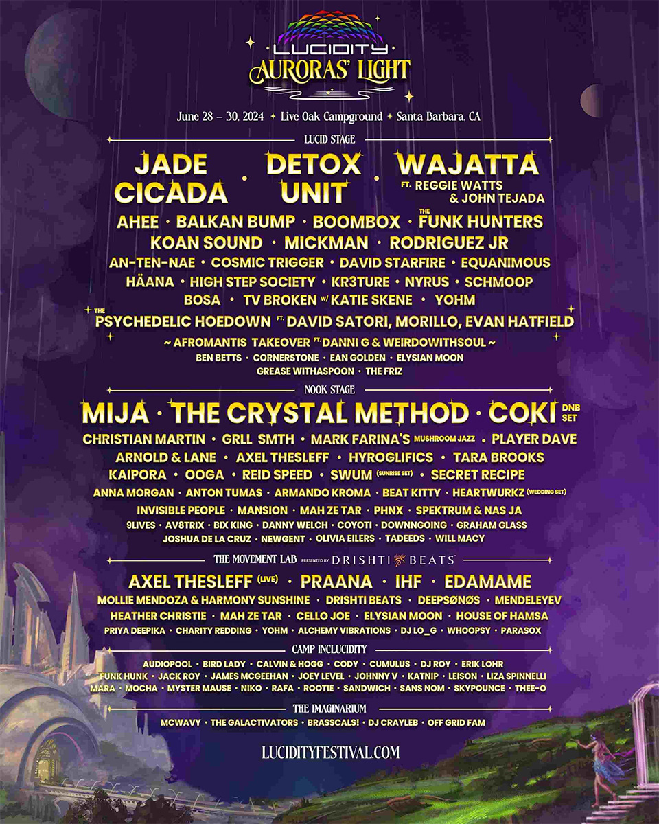 Lucidity Festival 2024 lineup