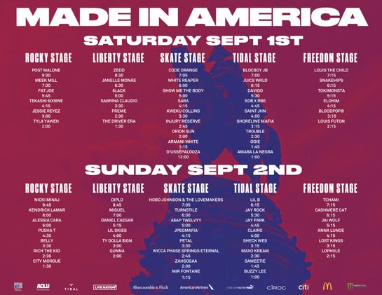 Made In America 2018 Made In America 2018