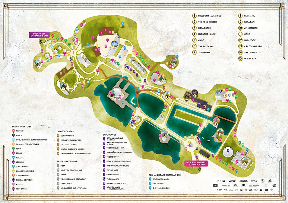 Tomorrowland 2022  map